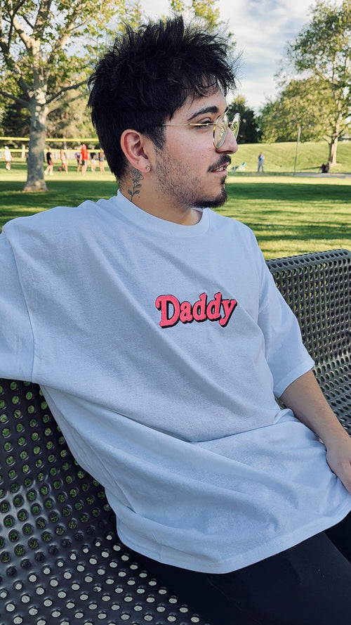 Daddy Embroidered Tee — Cubone's Corner